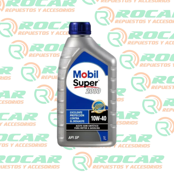 ACEITE Mobil 10W40 super 2000 1lt