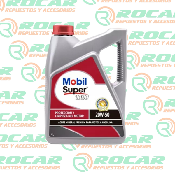 ACEITE Mobil 20W50 Super 1000 4lt