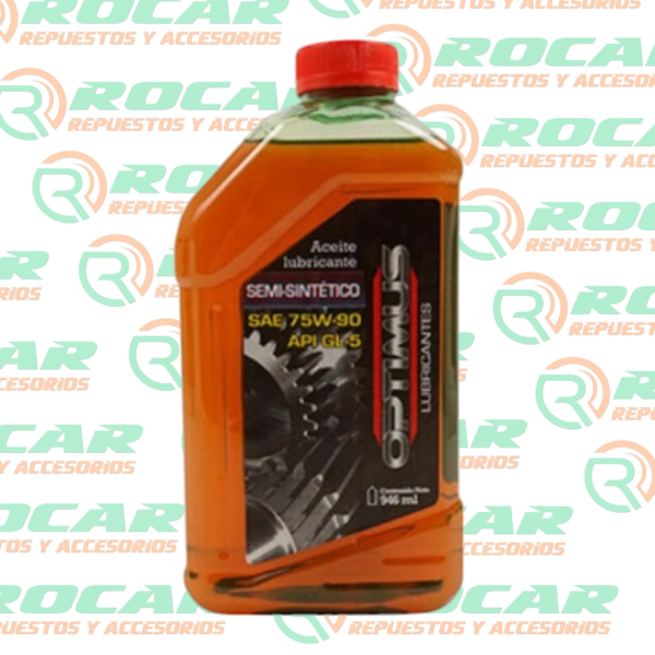 Aceite 75W90 OPTIMUS semisintetico 1/4 galon 0.946 LT
