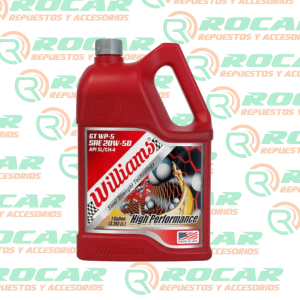 ACEITE williams 20w50 gt wp-5 high performance sl/ch 1galon