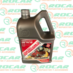 ACEITE williams 5w30 full synthetic sn/cf DPF formula wp-8 1 galon %100 SINTETICO