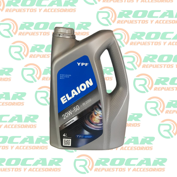 ACEITE YPF Elaion 20w50 4lt
