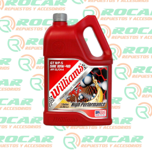 ACEITE williams 10w40 gt wp-5 high performance sl/ch-4 1galon