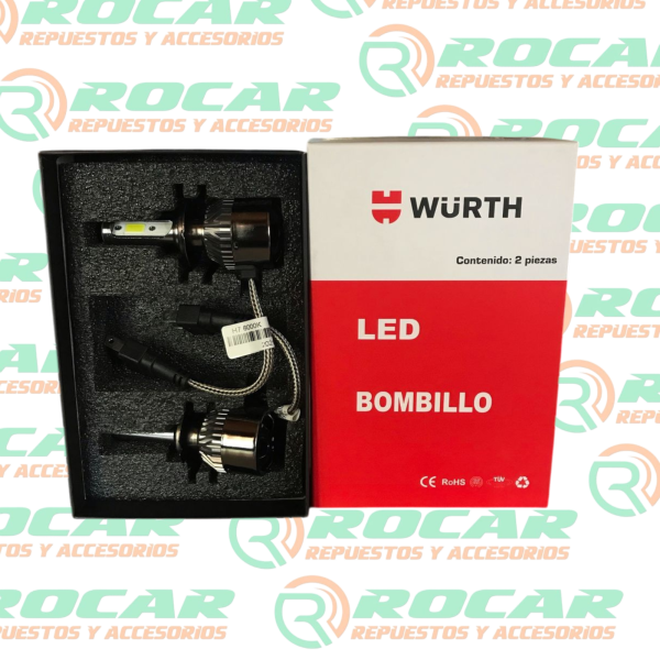 Ampolletas LED H7 WURTH