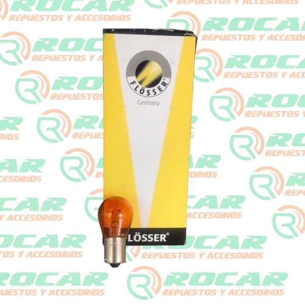 Ampolletas 24v 1CTC Pata/Pareja Ambar FLOSSER