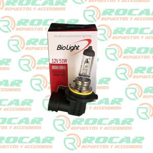 Ampolletas 12v 9006 (HB4) BIOLIGHT