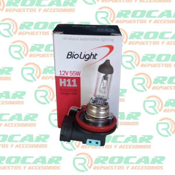 Ampolletas 12v H11 BIOLIGHT