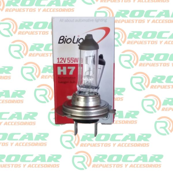 Ampolletas 12v H7 BIOLIGHT