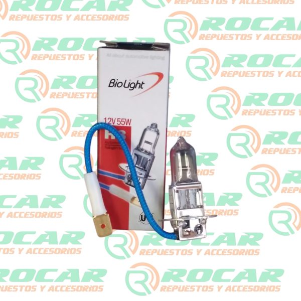 Ampolletas 12v H3 BIOLIGHT