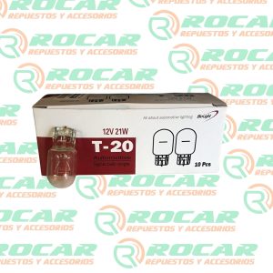 Ampolletas 12v T20 1CTC Cola/Pescado, grante BIOLIGHT