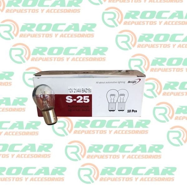 Ampolletas 12v 2CTC Pata/Dispareja BIOLIGHT