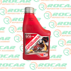 ACEITE williams 10w40 gt wp-5 high performance sl/ch-4 1/4 galon