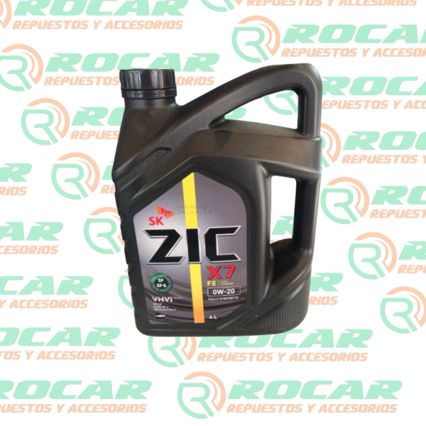 ACEITE ZIC 0W20 FULL SYNTHETIC 4ltr